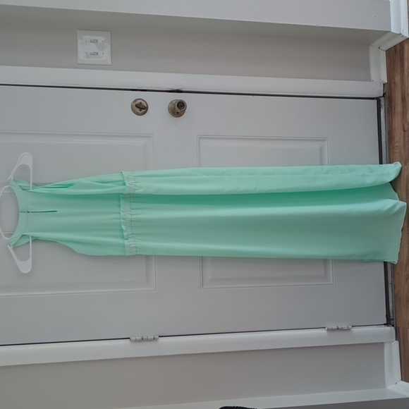Gianni Bini bright mint green formal/semi formal prom halter style dress size XS - Picture 6 of 9